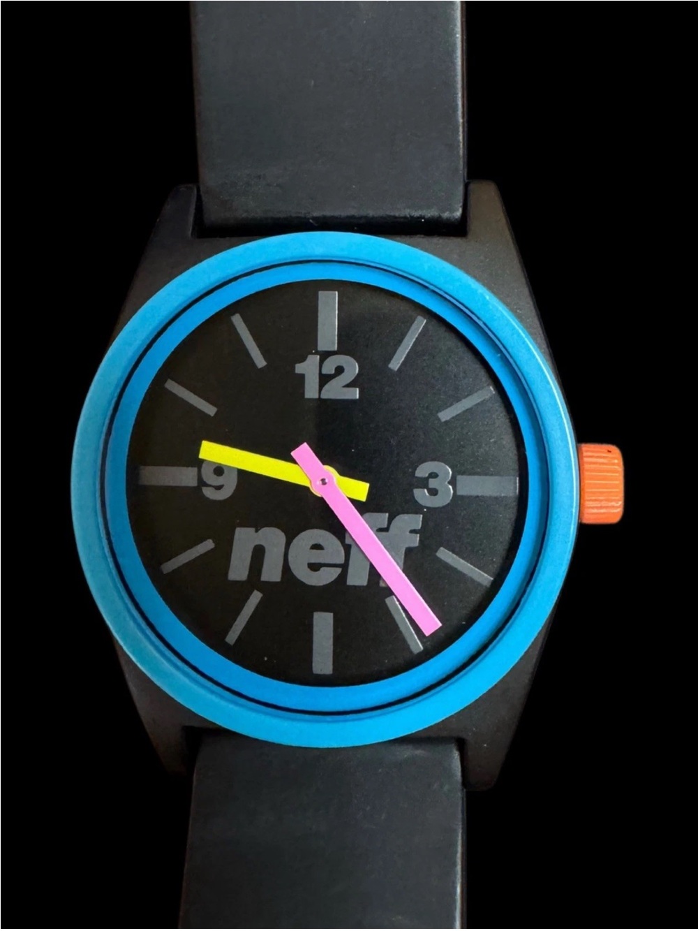 Neff Daily Watch Black Silicone Band
